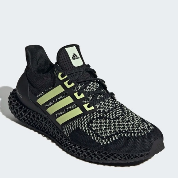 adidas Ultra 4D Black Almost Lime - Picture 3 of 10